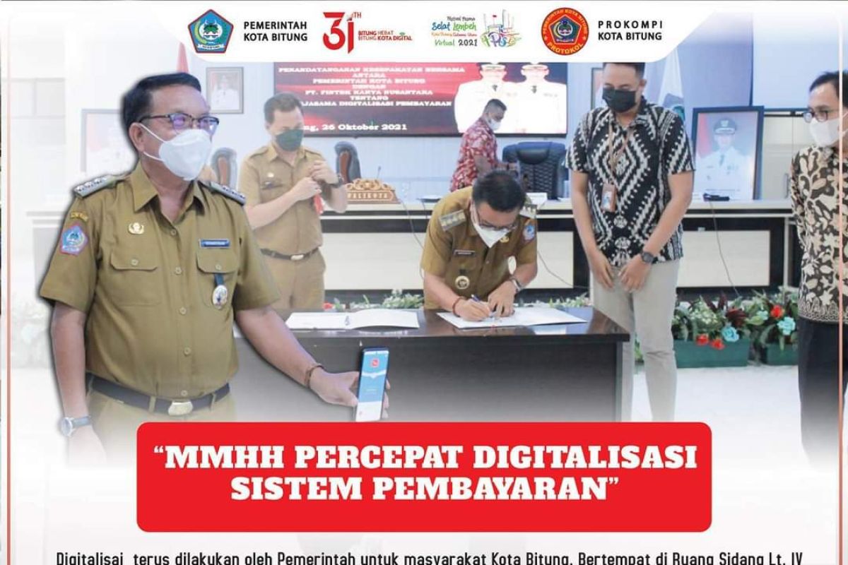 Pemkot Bitung tingkatkan layanan transaksi digital