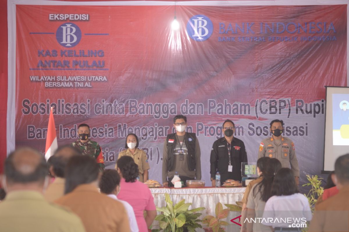 BI sosialisasi cinta bangga paham rupiah di Lirung Talaud