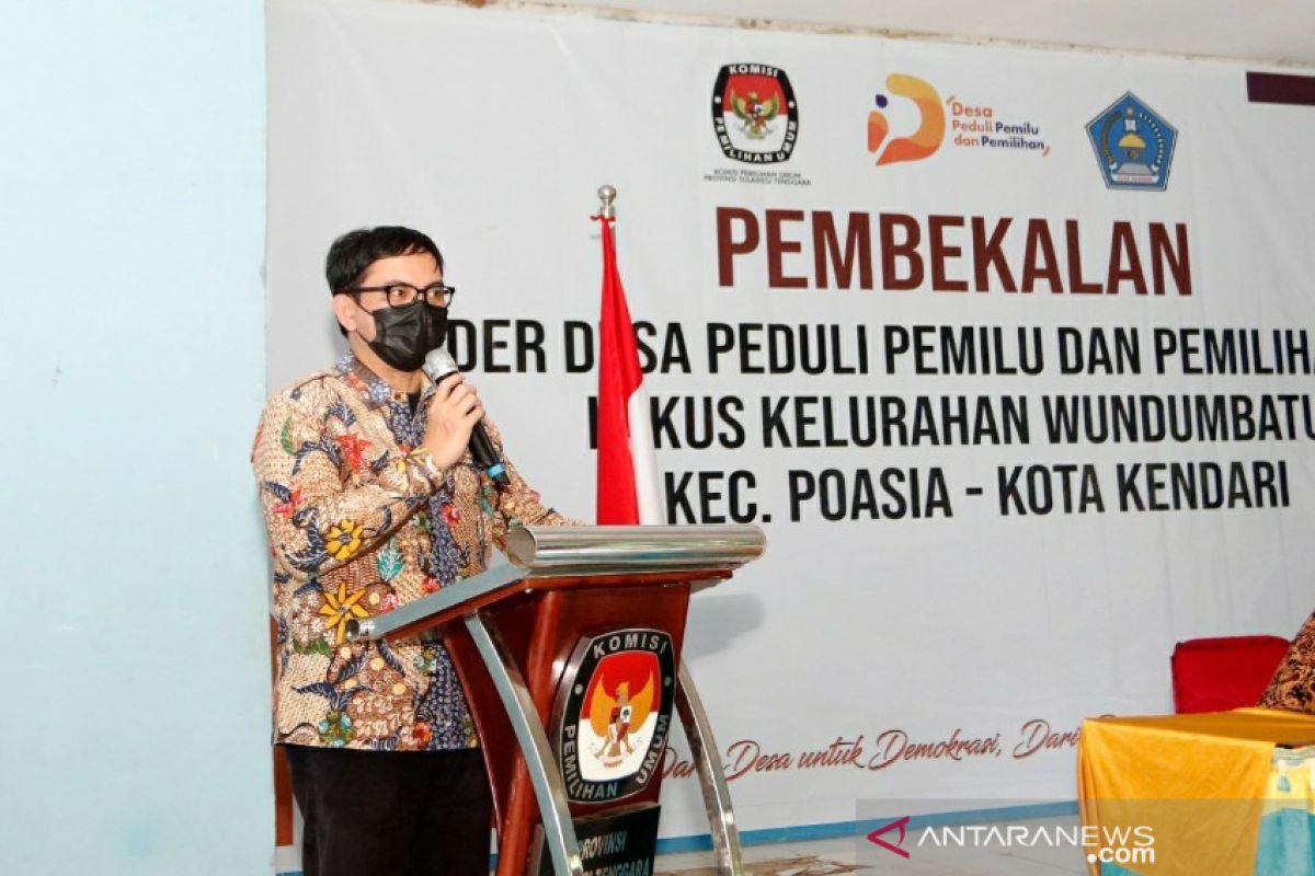 KPU RI lakukan pembekalan kader DP3 di Wundumbatu Kendari