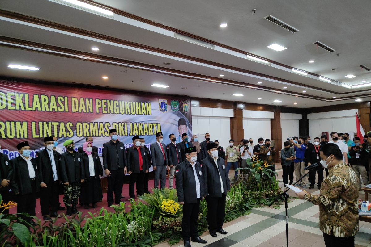 Ormas Jakarta deklarasikan jaga keamanan Ibu Kota pada 2024