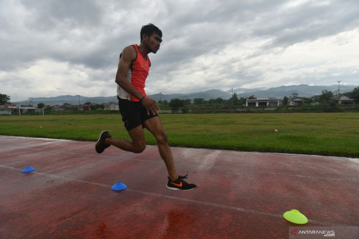 Sulteng pertahankan rekor juara lompat jauh Peparnas 2021