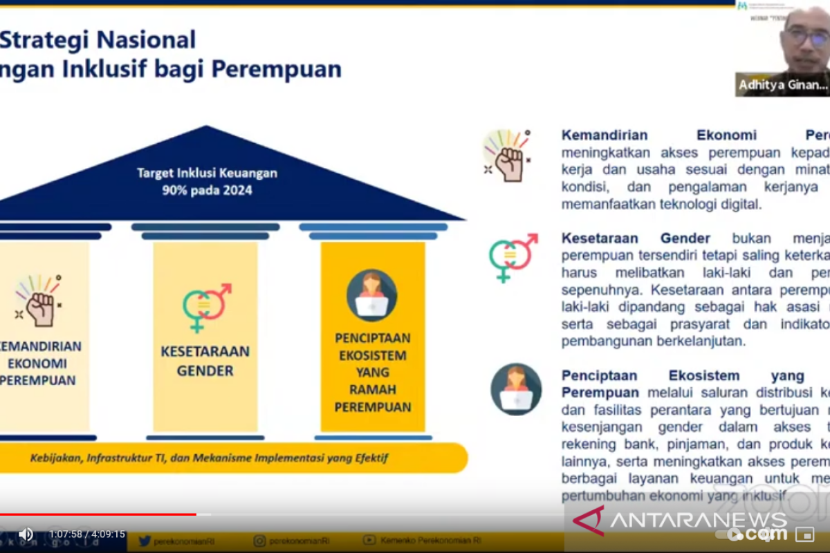 Kemandirian ekonomi perempuan kunci SNKI bagi perempuan