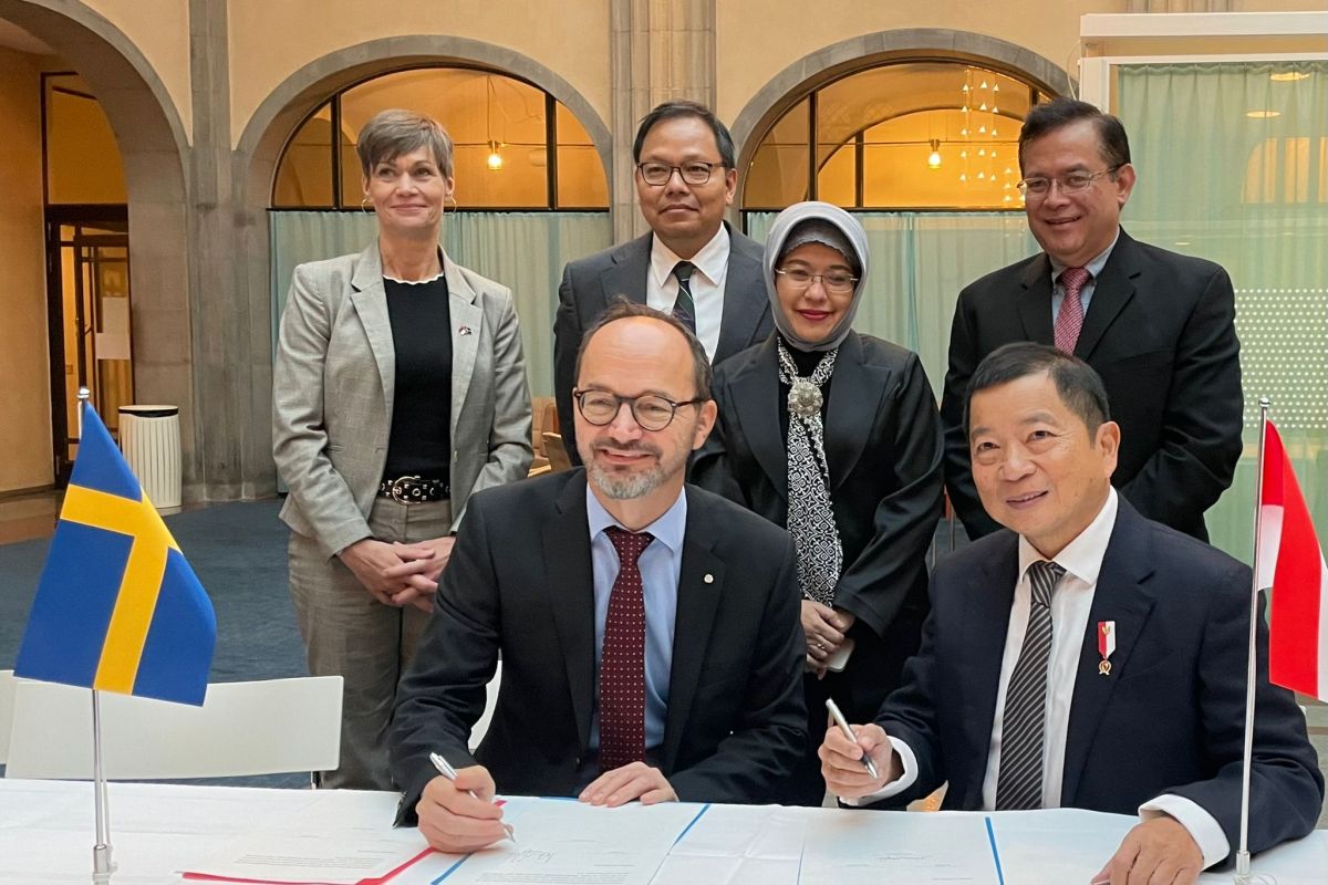 Pemerintah Indonesia dan Swedia sepakati kerja sama ekonomi biru