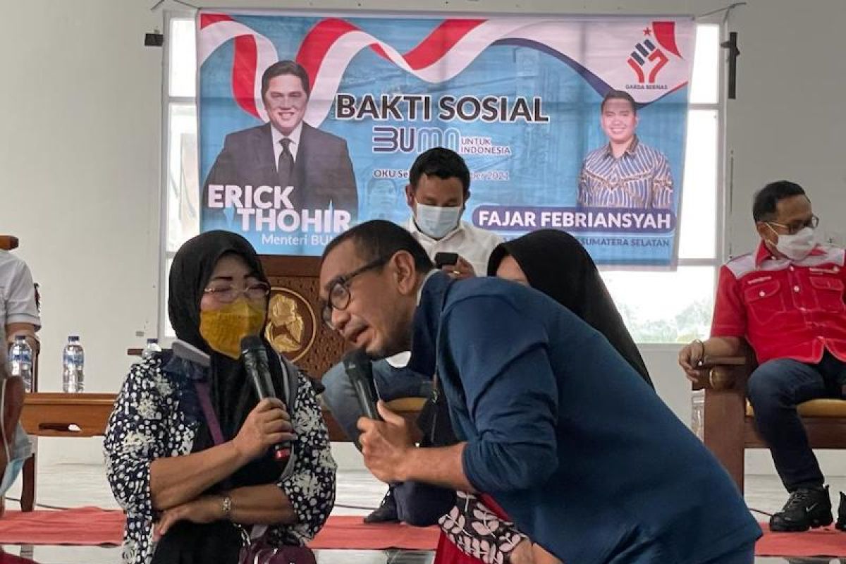 Erick Thohir bantu modal usaha tanpa agunan ke ratusan ibu-ibu OKU Selatan
