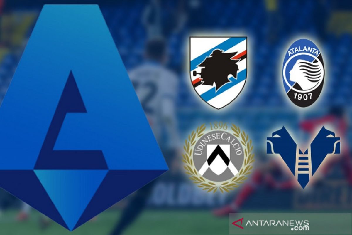 Atalanta bekuk Sampdoria, Udinese dan Verona berbagi poin