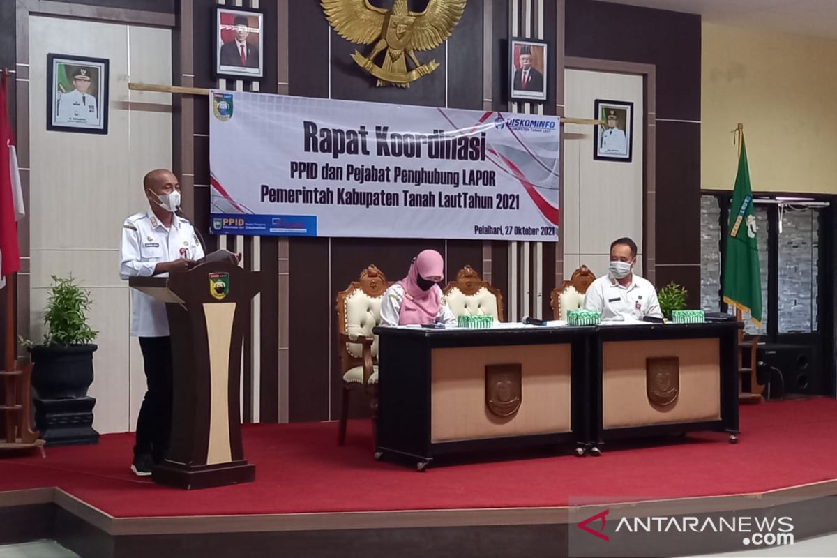 Diskominfo Tanah Laut gelar Rakor PPID dan LAPOR