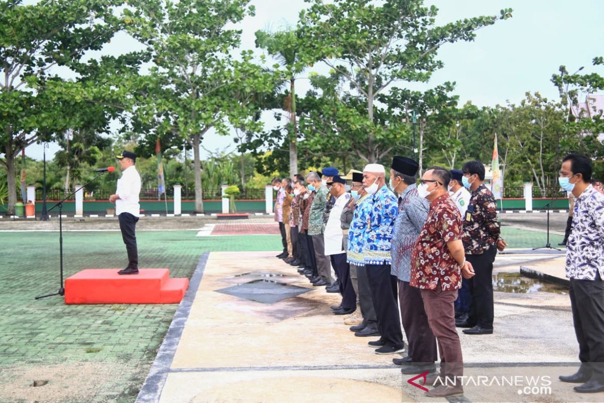 Miris, ASN nonjob di Meranti disuruh jaga persimpangan jalan