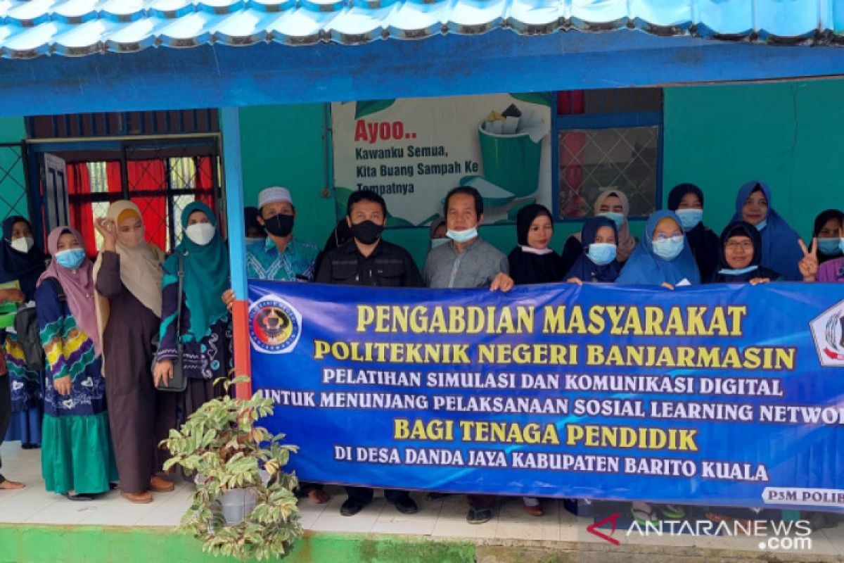 Dosen Poliban gelar program pengabdian masyarakat di Desa Danda Jaya Rantau Badauh Batola