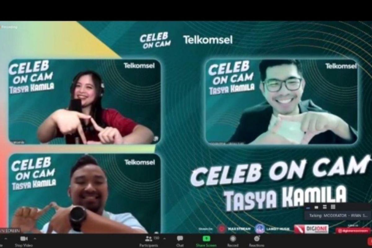 Meriahkan Sumpah Pemuda, Telkomsel hadirkan digital entertainment di acara Celeb on Cam