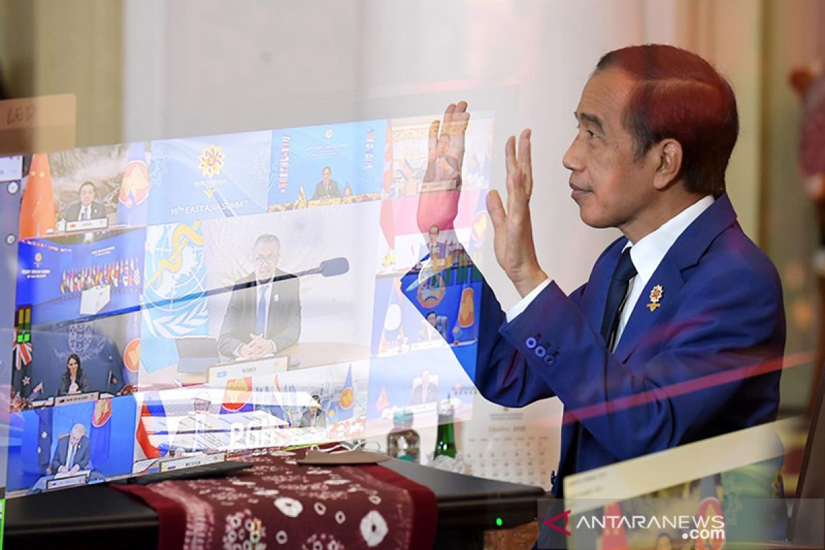 Presiden Jokowi berharap rivalitas kekuatan besar diakhiri di KTT EAS