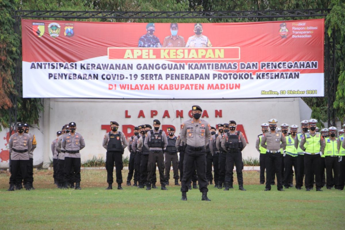 Polres Madiun Kota  intensifkan operasi yustisi untuk penegakan prokes