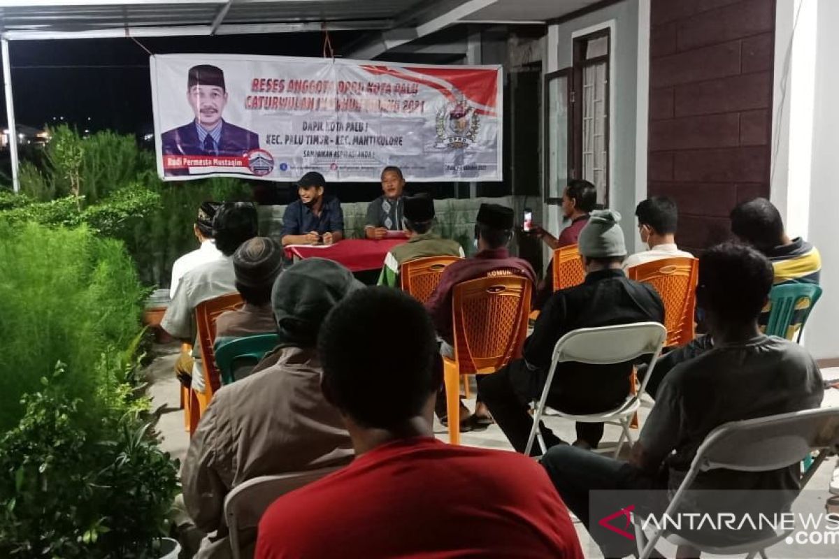 Warga di huntap Tondo sampaikan lima aspirasi dalam reses DPRD Palu