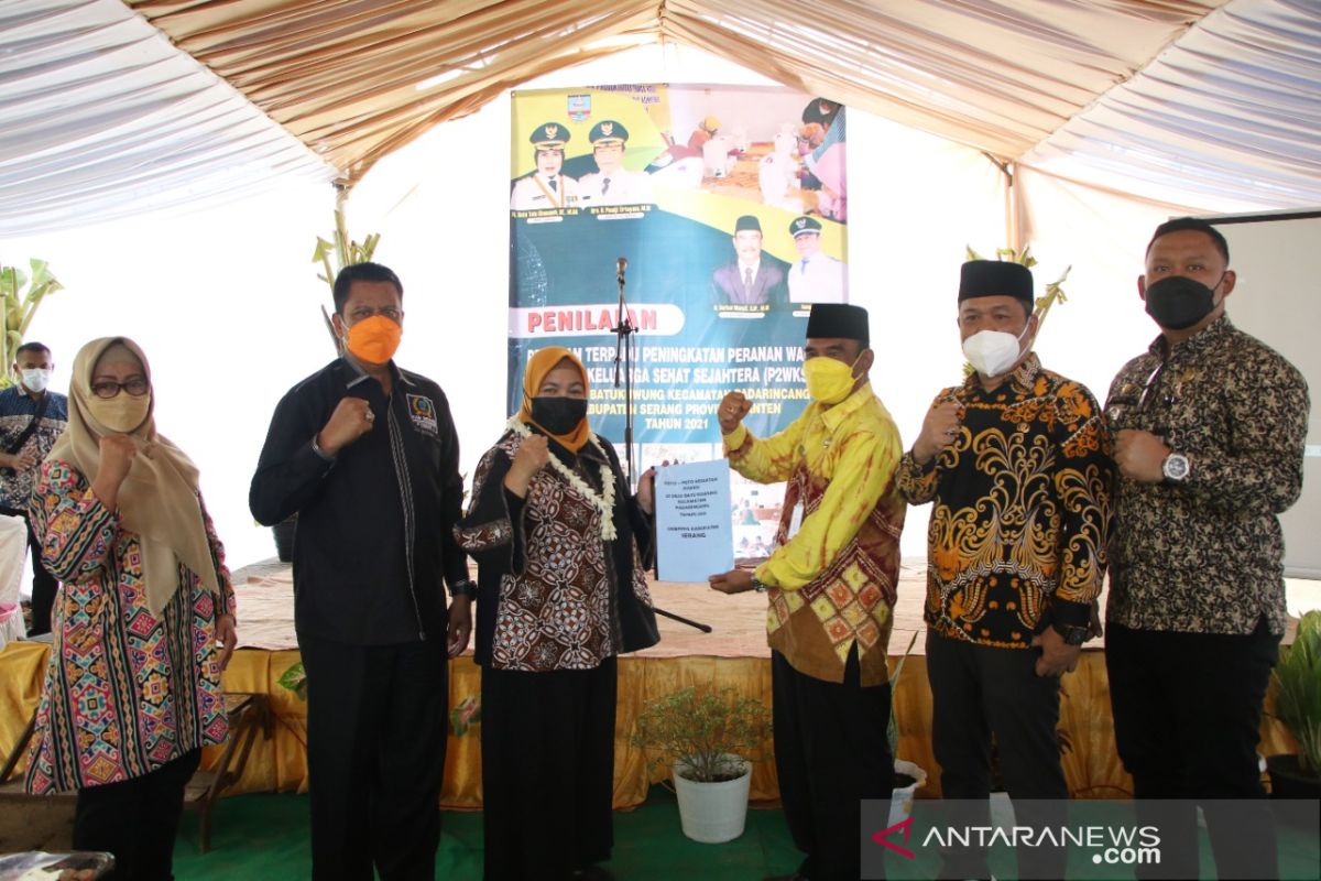 Warga Desa Batu Kuwung antusias sambut program P2WKSS Banten