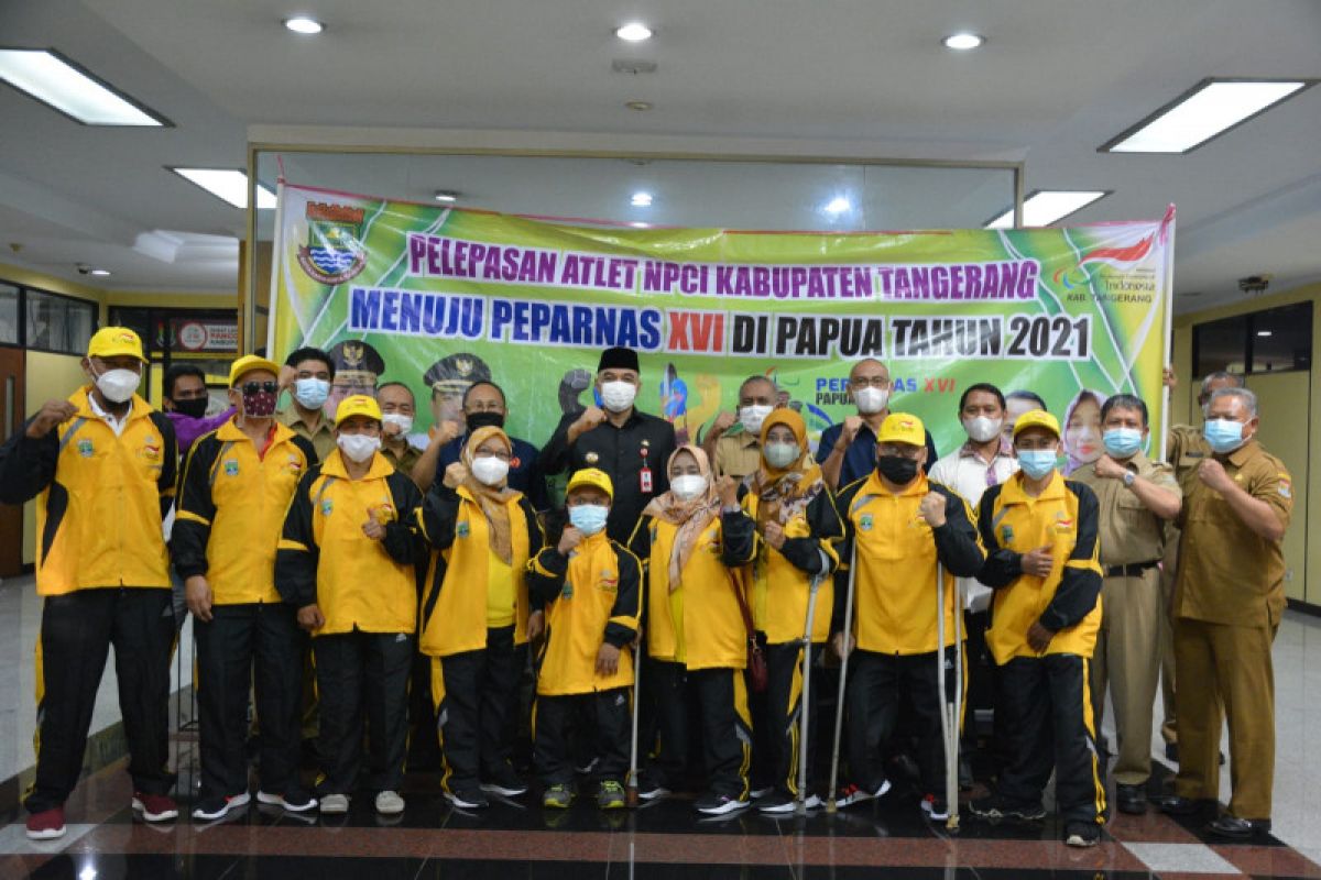 NPC Tangerang optimis para atlet raih prestasi di Peparnas Papua