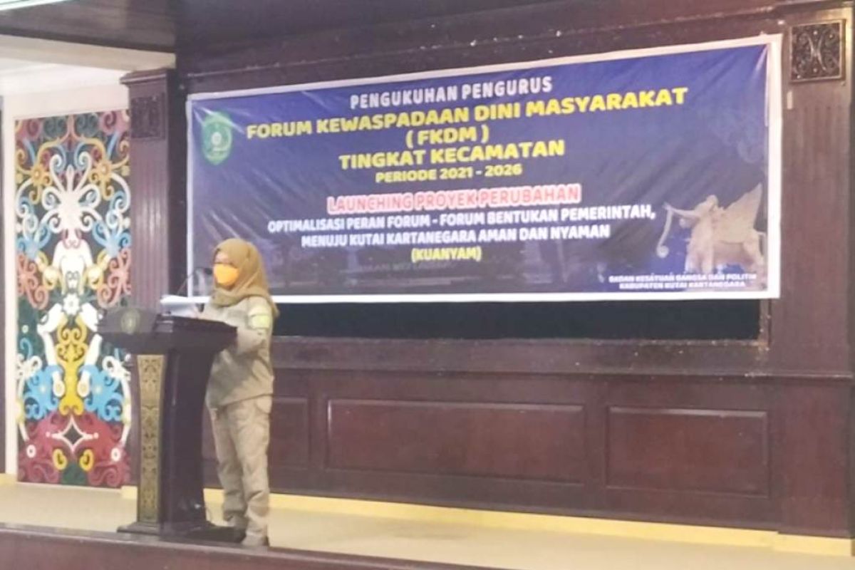 Kesbangpol Kukar launching proyek perubahan menuju Kuanyam