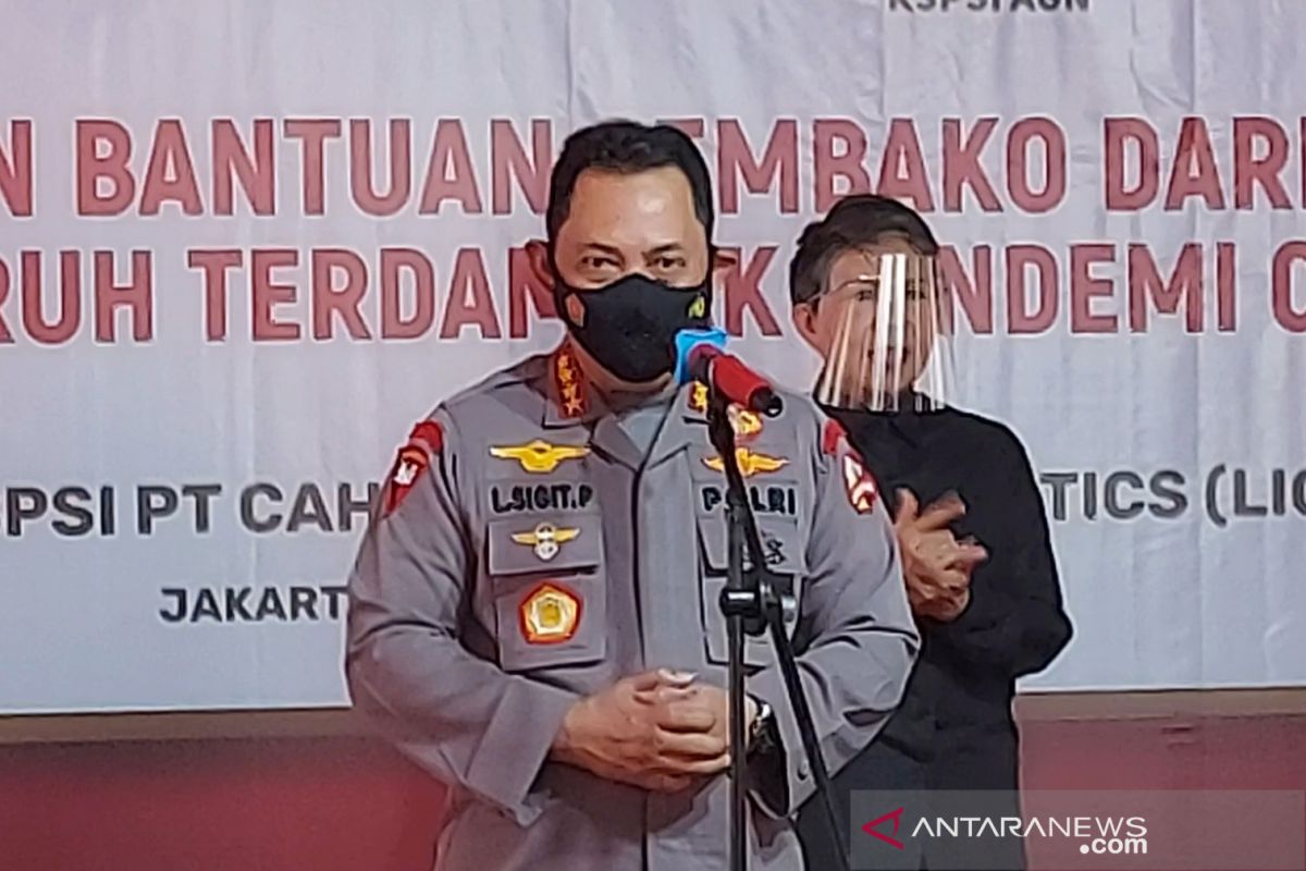 Kapolri minta pekerja sektor industri dukung program PEN