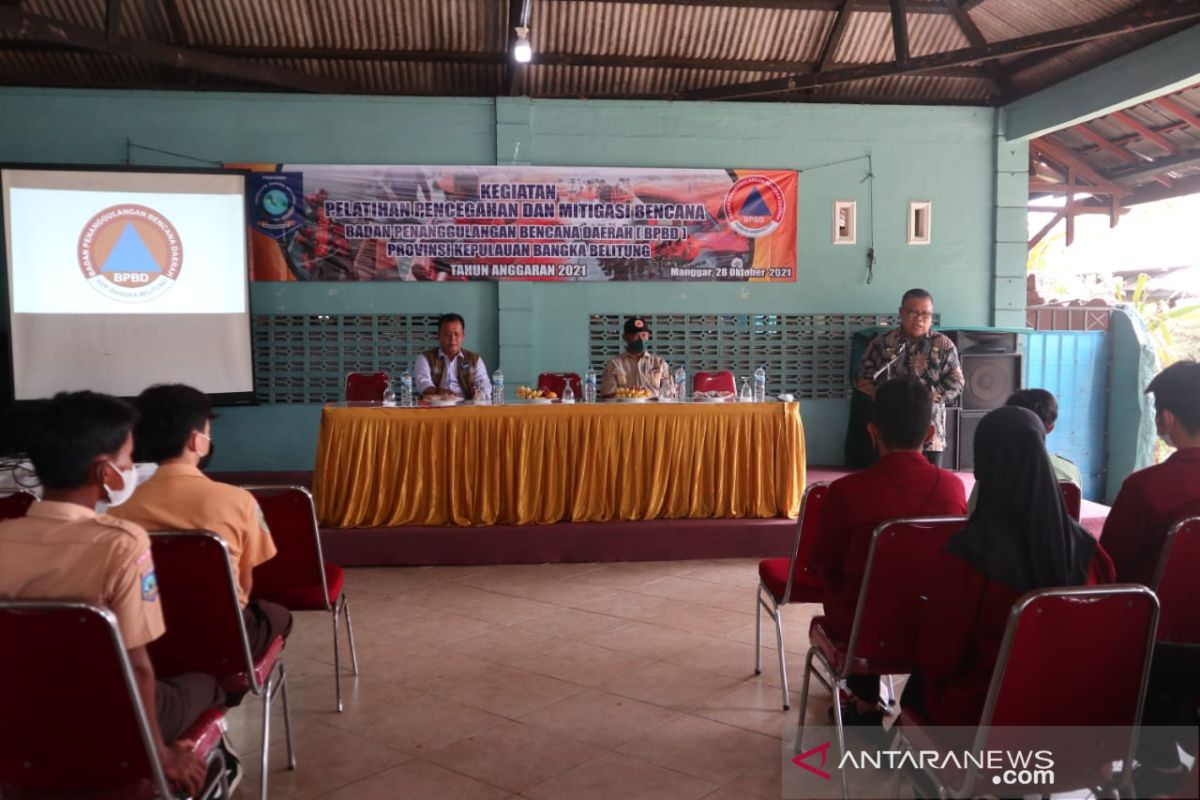 Pelajar Belitung Timur dilatih antisipasi dini bencana alam
