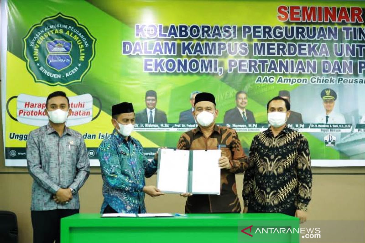 Nagan Raya jalin kerjasama dengan Al-Muslim Bireuen