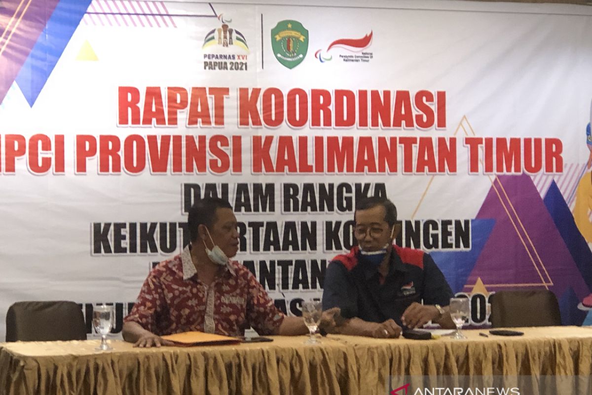 NPCI Kaltim targetkan finis sepuluh besar Peparnas  XVI Papua