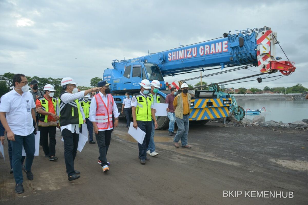 Menhub tinjau progres pembangunan Pelabuhan Sanur Bali