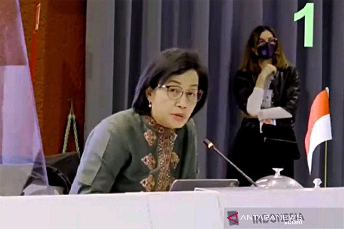 Sri Mulyani ungkap empat aspek ancam pemulihan ekonomi dunia