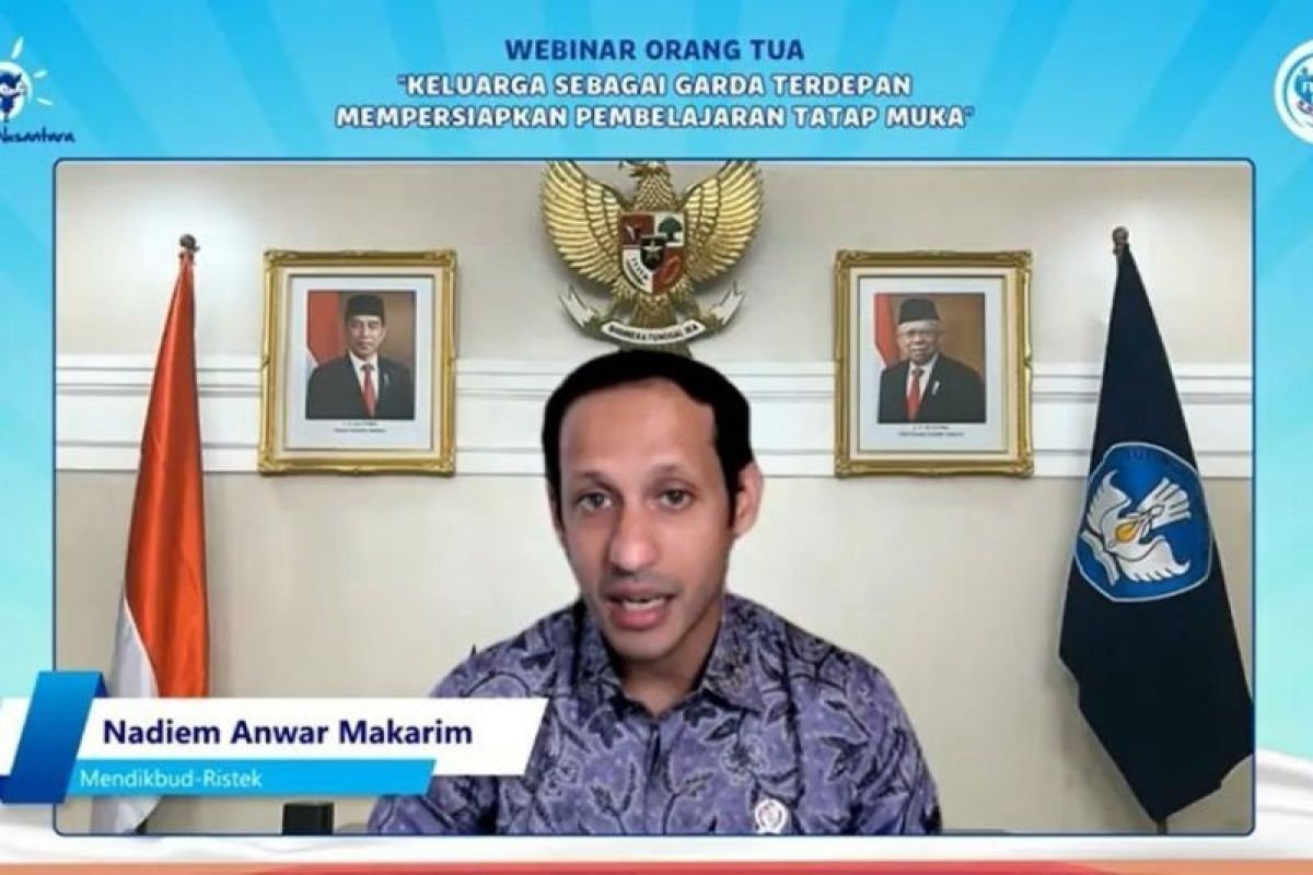 Mendikbudristek Nadiem Makarim apresiasi Gerakan Nusantara dukung persiapan PTM terbatas