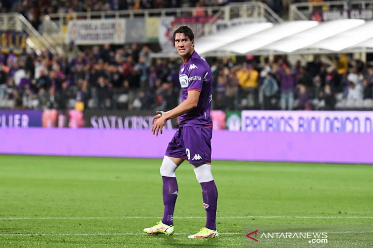 Liga Italia: Dusan Vlahovic bawa Fiorentina kembali ke jalur kemenangan