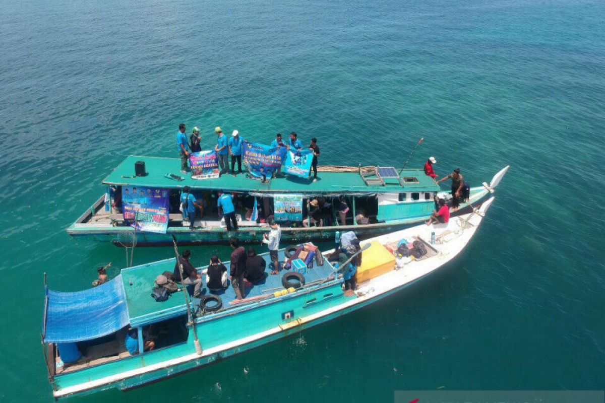 KNPI Bangka Tengah gelar aksi penyelamatan terumbu karang