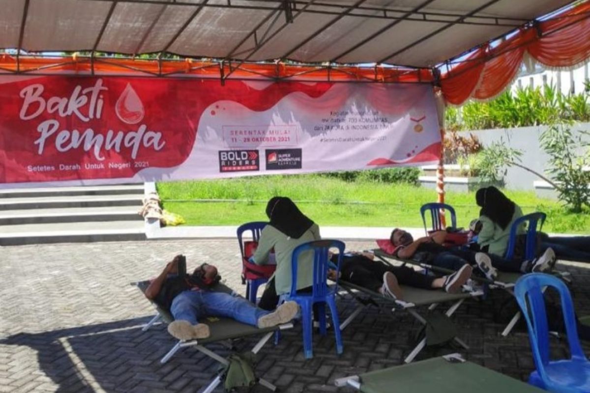 Peringati sumpah pemuda komunitas donorkan darah di wisata sejarah di Ternate, kegiatan berdampak ganda