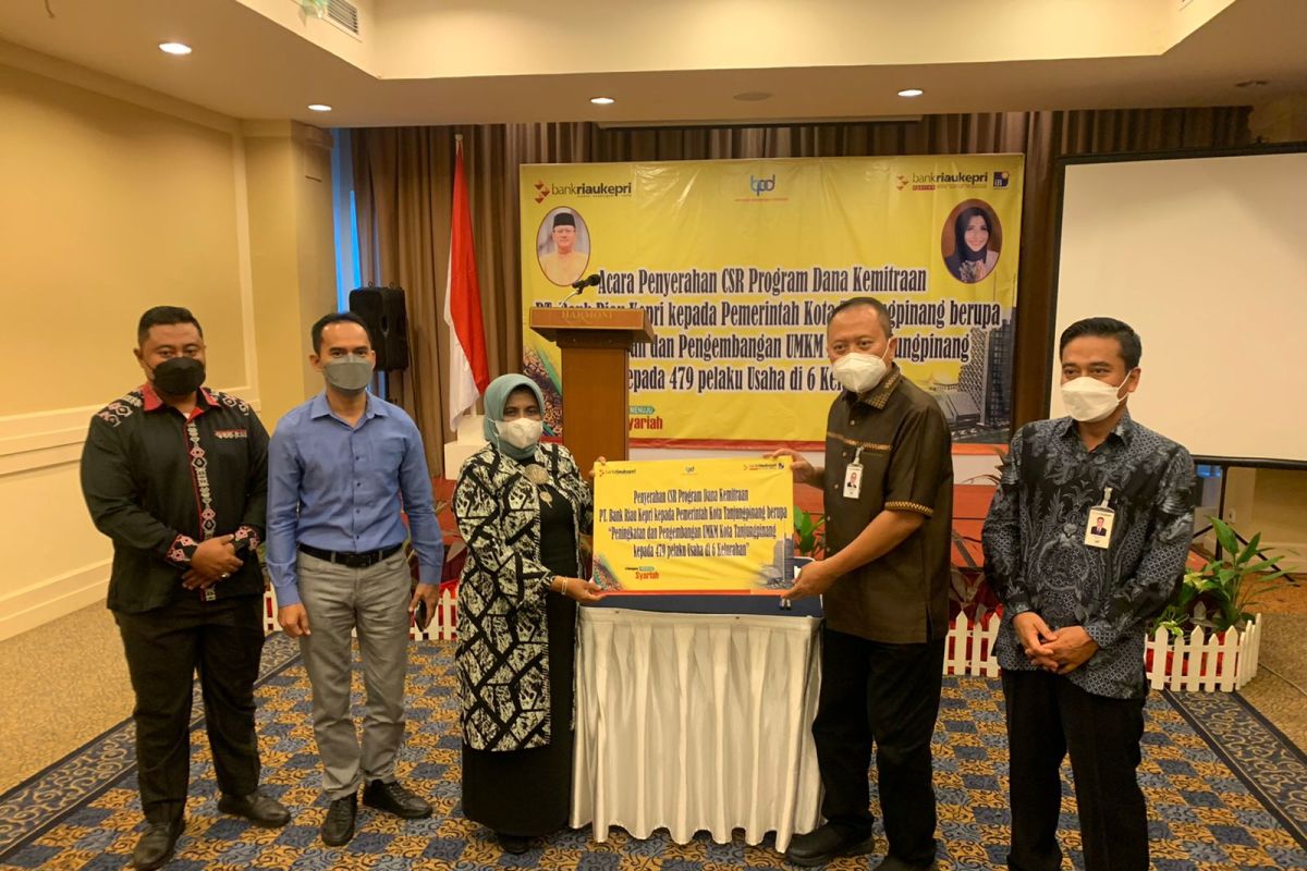Pemko Tanjungpinang terima CSR Bank Riau Kepri kembangkan UMKM