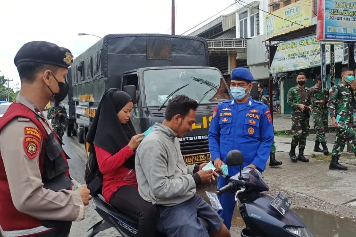 TNI-Polri di Sumut gencarkan Operasi Yustisi Pendisiplinan Prokes