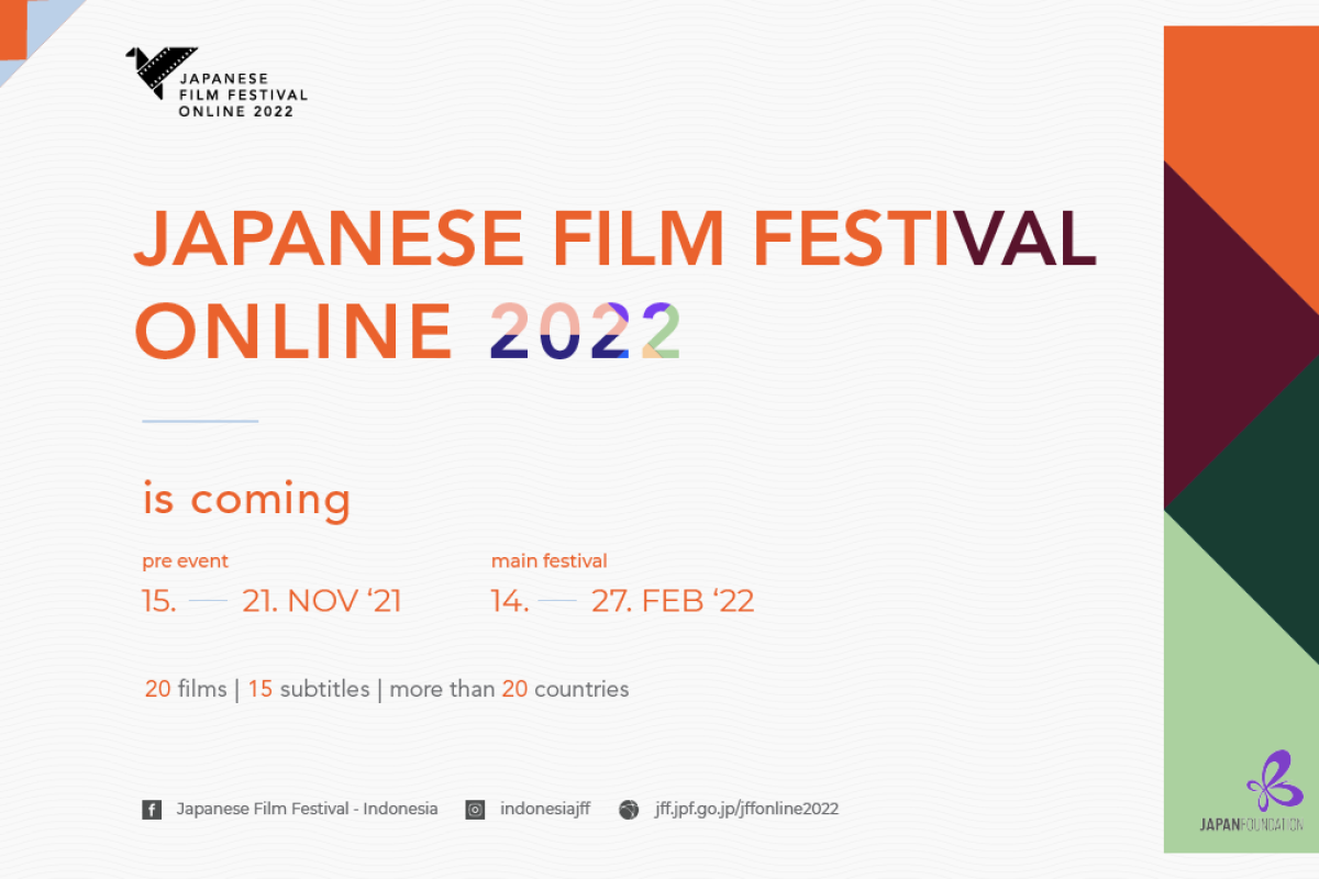 Lima film Jepang akan diputar gratis jelang JFF Online 2022