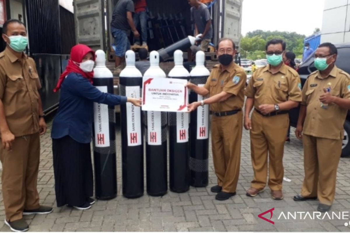 Bantuan oksigen dari Singapura tiba di RSUD Tarakan