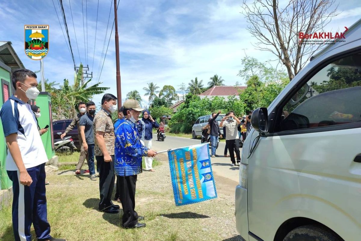 Wakil Bupati Pesisir Barat lepas kontingen ikuti LSAF