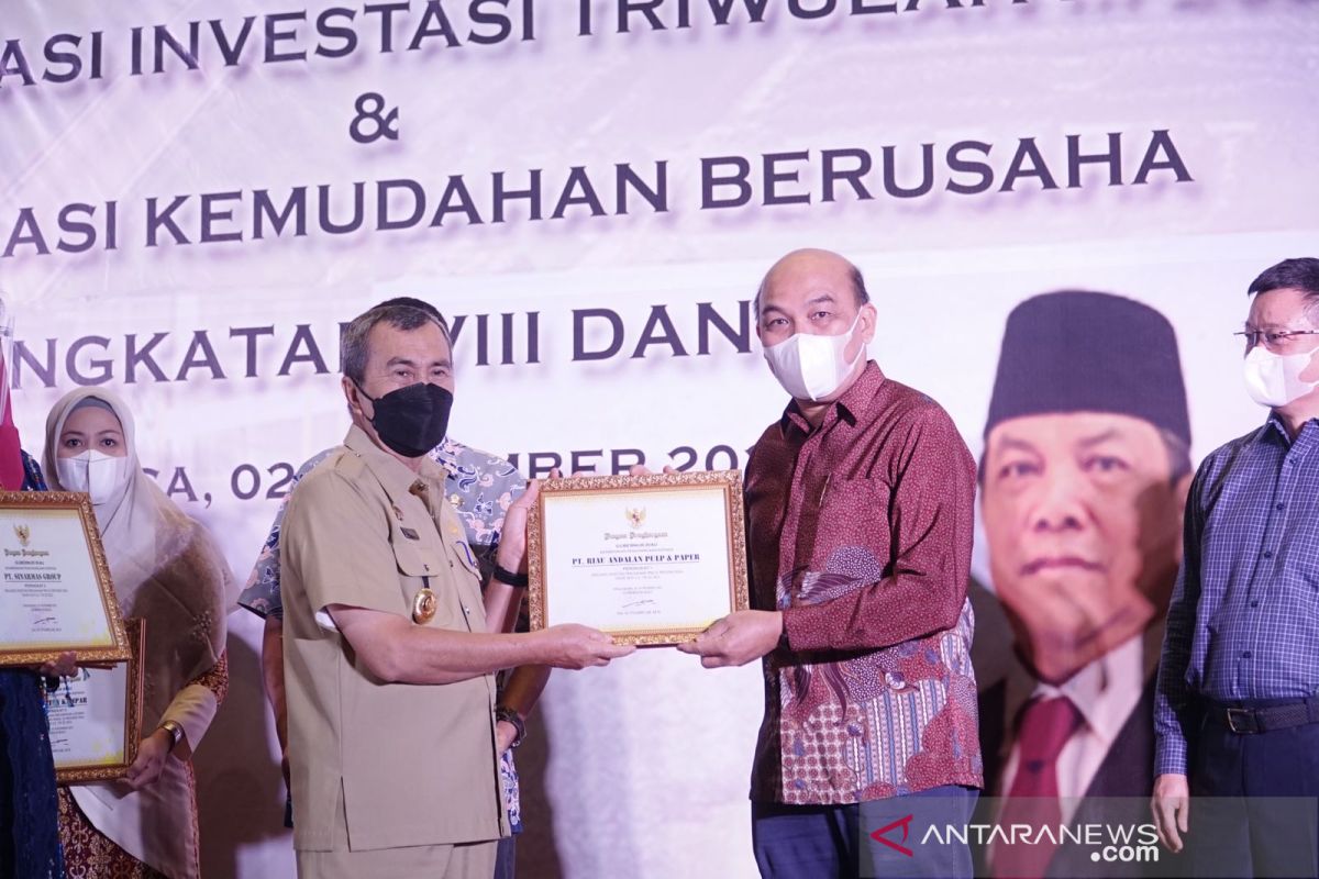 Gubernur apresiasi investasi pemda dan swasta di Riau