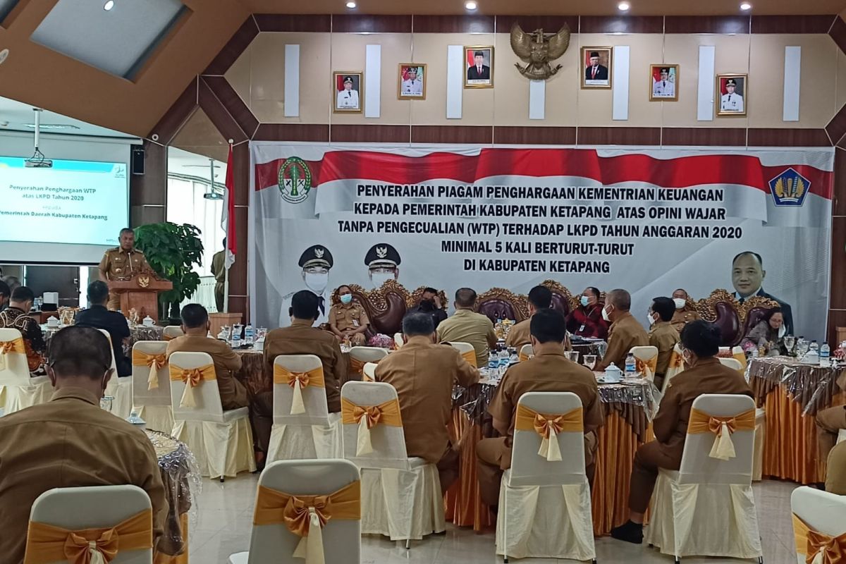 Kabupaten Ketapang kembali raih WTP tujuh kali berturut-turut