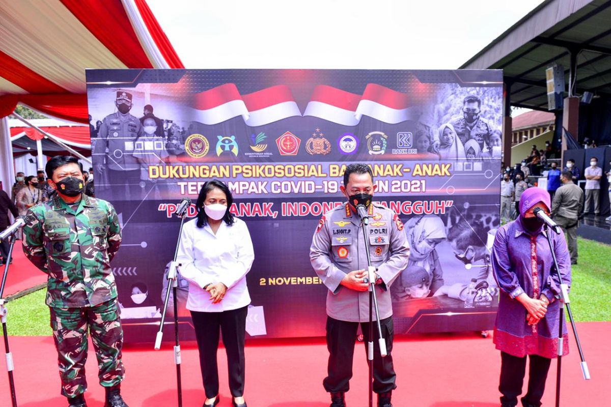 KPPPA apresiasi TNI Polri pulihkan psikososial anak terdampak COVID-19