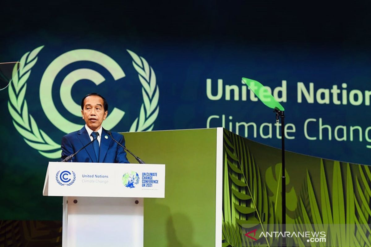 RI serukan pengembangan ekonomi hijau dan iklim investasi di COP26