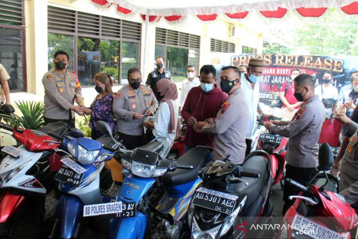 52 pelaku kejahatan di Solo Raya  ditahan dalam Operasi Sikat Jaran Candi