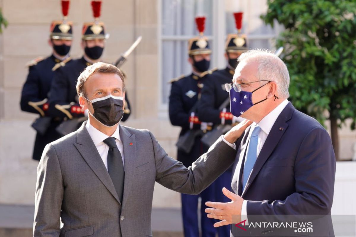 Percekcokan Presiden Prancis dan PM Australia bocor ke media