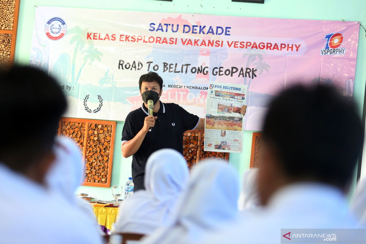 Vespagraphy "Road To Belitung" sambil berbagi ilmu fotografi traveling