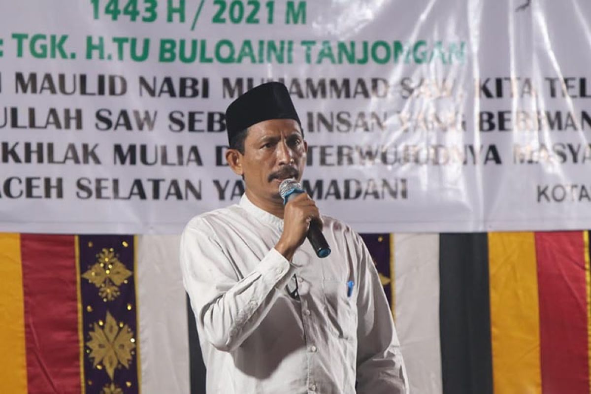 Bupati Aceh Selatan hadiri peringatan maulid di Dayah Darurrahmah