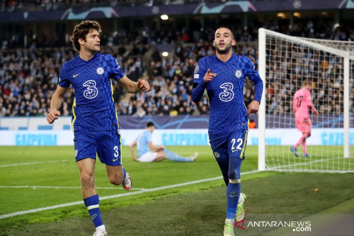 Gol tunggal Hakim Ziyech bawa Chelsea kalahkan Malmo 1-0