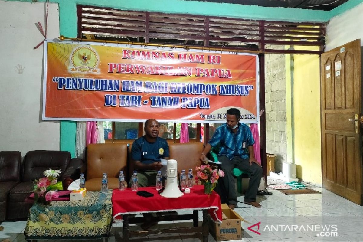Komnas HAM Papua gelar penyuluhan hukum warga Kampung Youngsu Jayapura