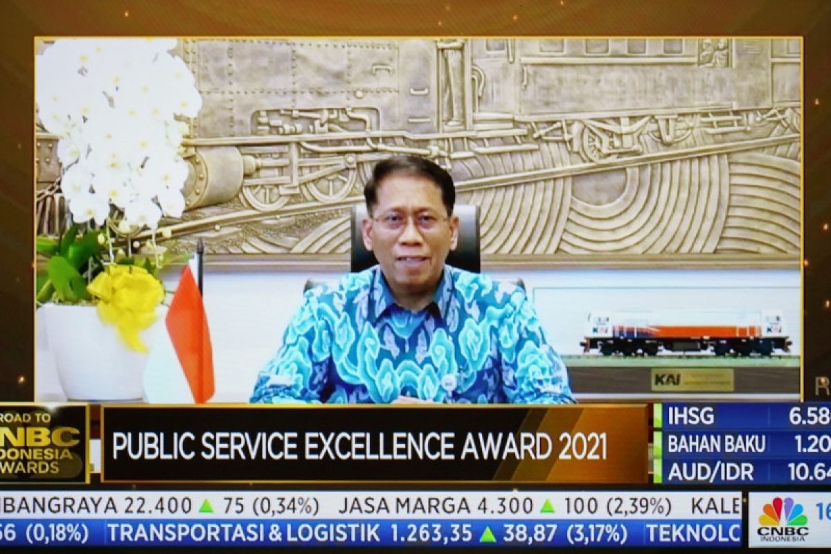 KAI terima penghargaan Public Service Excellence Award 2021