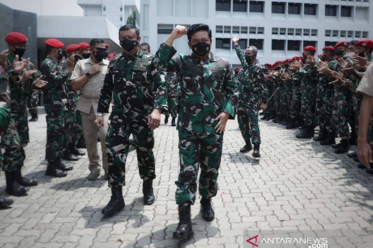 Panglima TNI berpesan ke Koopsgabsus untuk terus jaga keutuhan NKRI