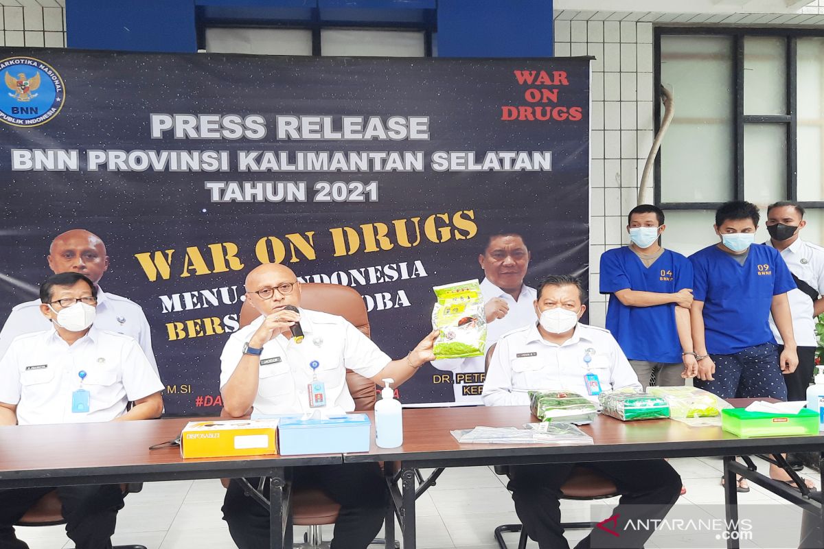 4,1 kilogram sabu-sabu pasokan Kalbar gagal beredar di Kalsel