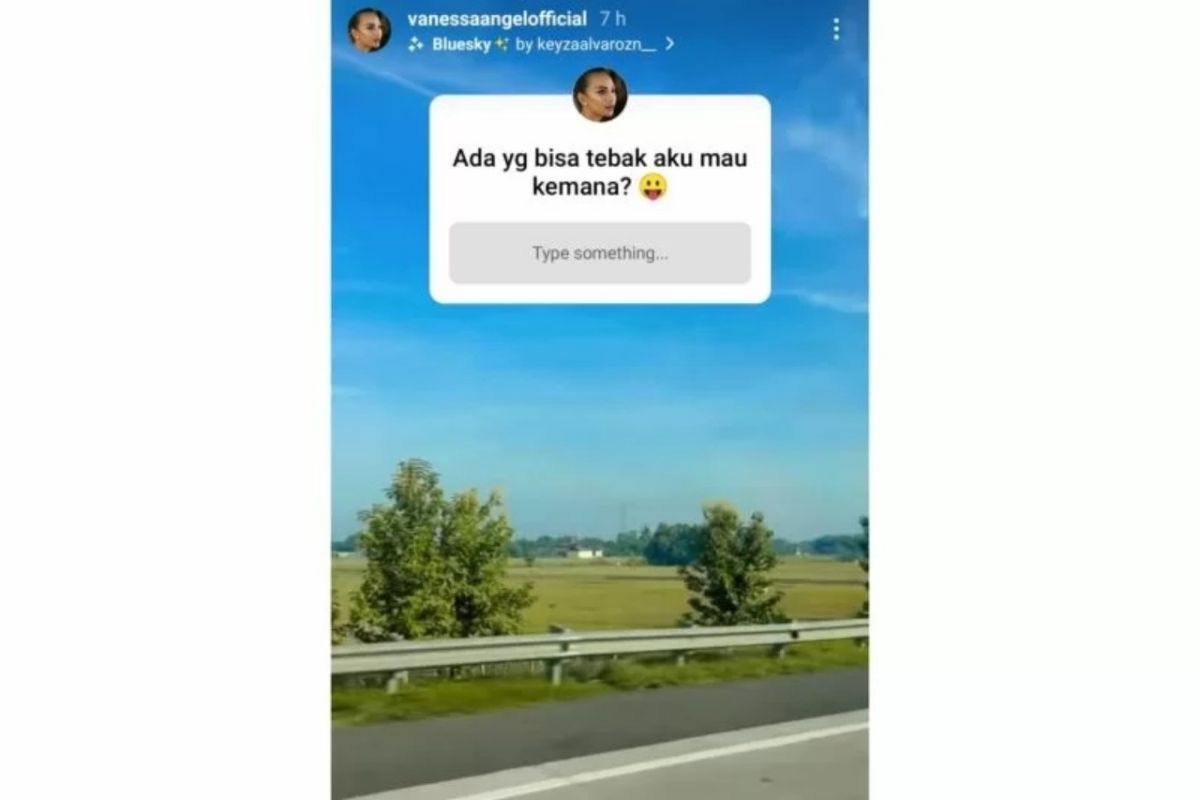 Unggahan terakhir Instagram Stories Vanessa Angel tunjukkan pemandangan jalan tol