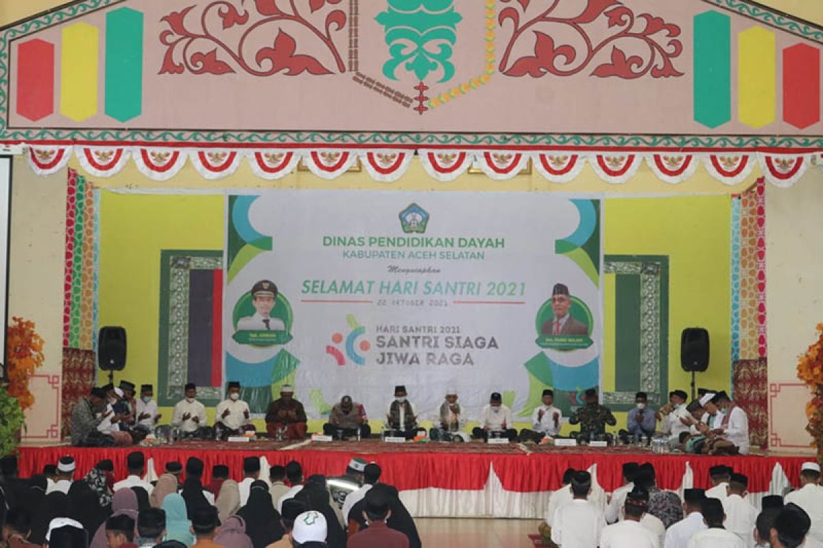 Peringatan hari santri nasional di Aceh Selatan berlangsung sukses