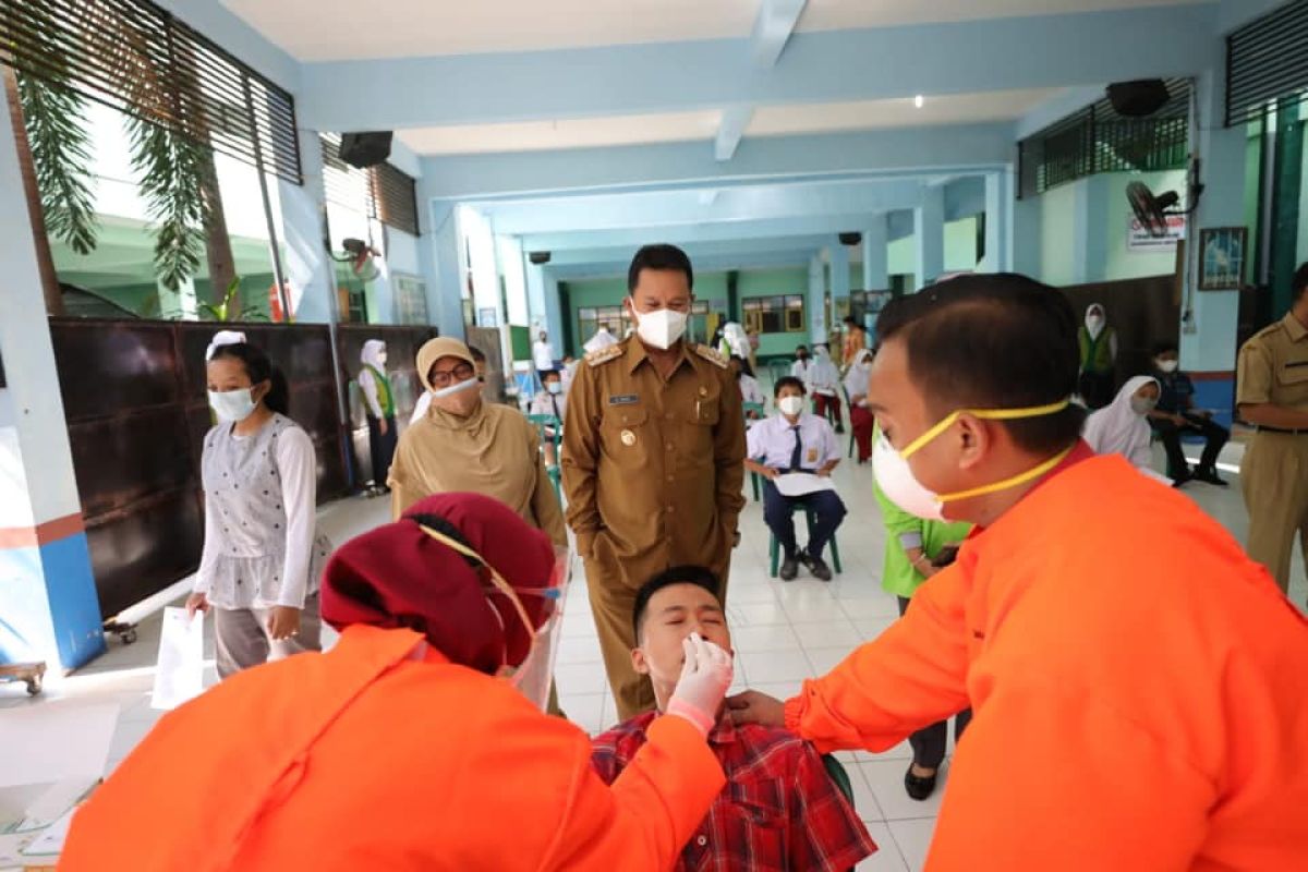 Pemkot Madiun gelar tes antigen acak bagi siswa SD-SMP peserta PTM